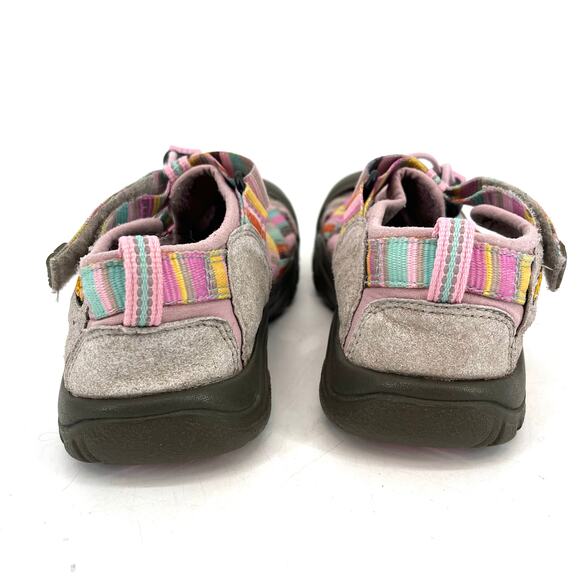 Keen Kids 3 (EU35) Pink Rainbow Newport Water Sandal Closed Toe - Picture 5 of 9